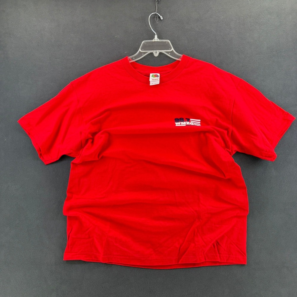 Vintage 2003 WMZQ Fest T-Shirt XL Red Fruit of the Loom Nissan Pavilion Country